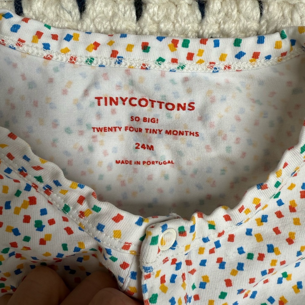 Tiny Cottons Colorful Confetti Baby Onesie